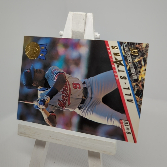 3/$15. 1993 Leaf Ken Griffey Jr./Marquis Grissom Gold Leaf All-Stars #8 NM - Picture 5 of 11